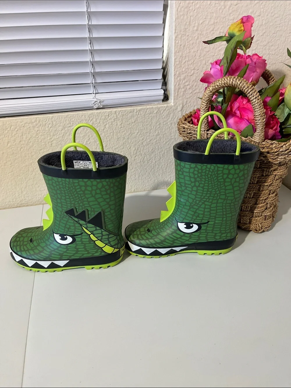 Western Chief Boys Prehistoric Rex Rain Boots